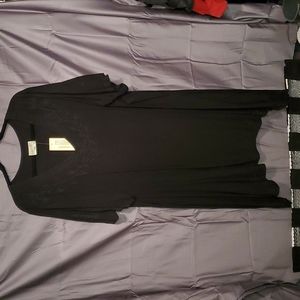 Holy Clothing Brand Embroidered Zahara Tunic in Midnight (Black)